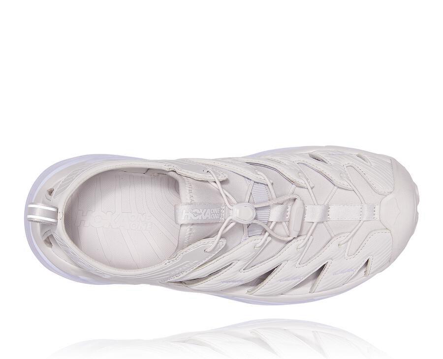 Sandals Mens - Hoka One One Hopara - White - FIAWOKR-80